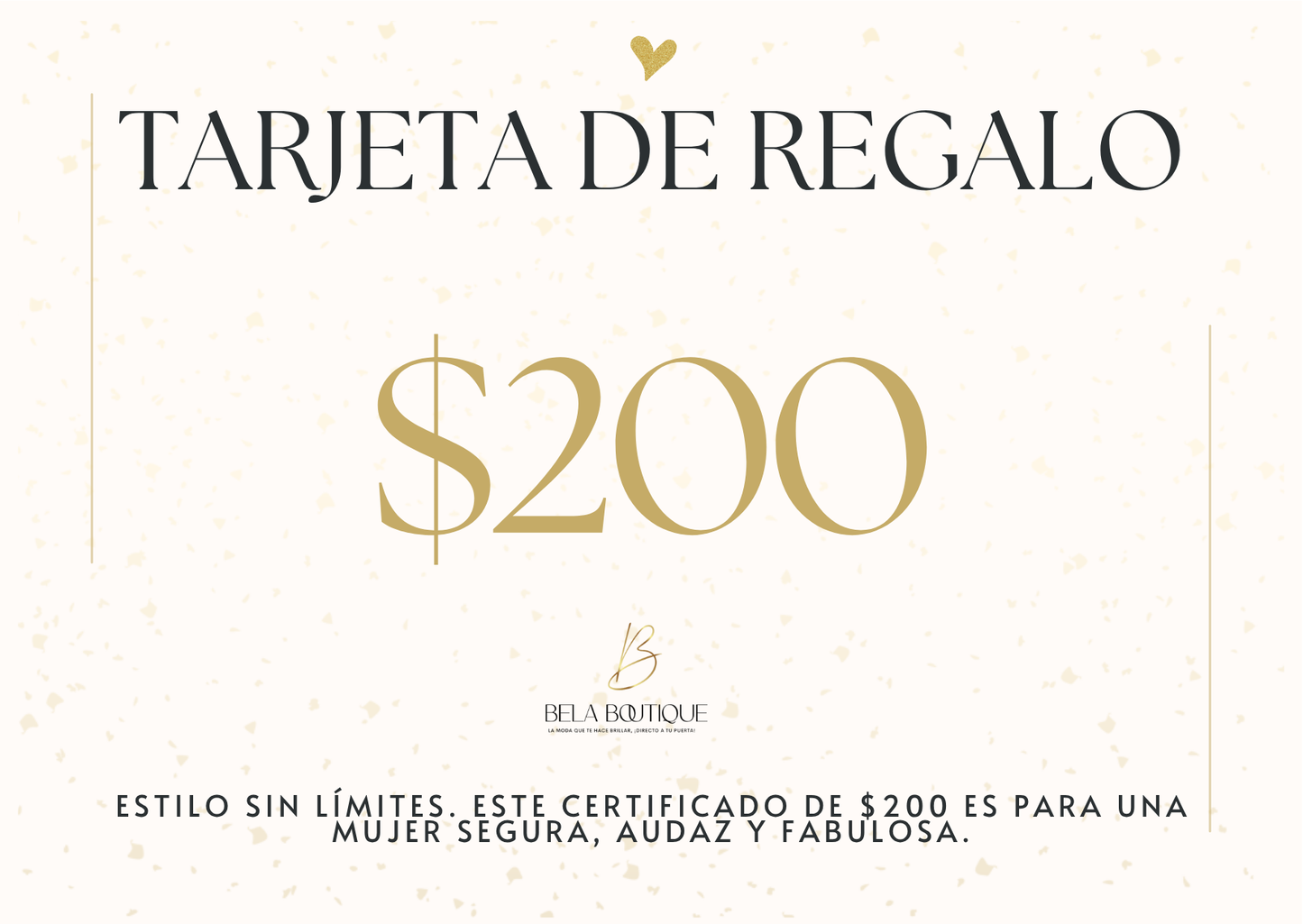 Bela Gift Card