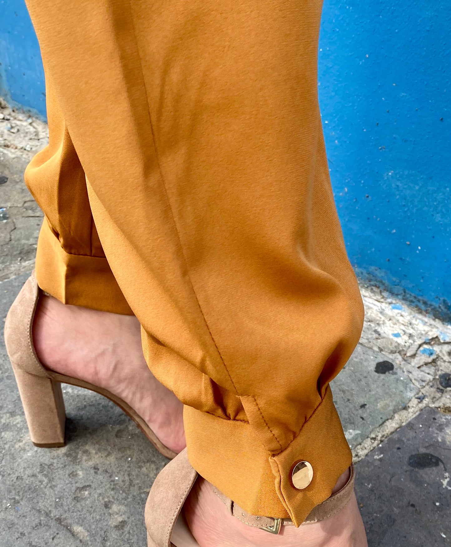 Women Cargo Pants, Camel, Medium to Large